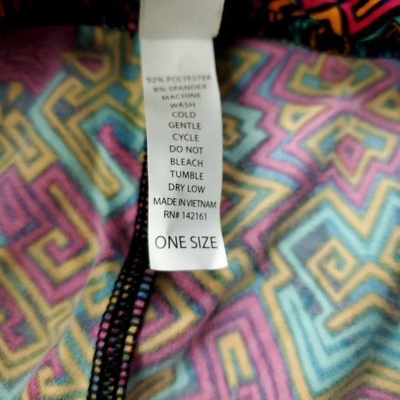 NWOT LulaRoe One Size Leggings  Womens Size 0-12  OS Stretch Pants Multicolor - Picture 4 of 6